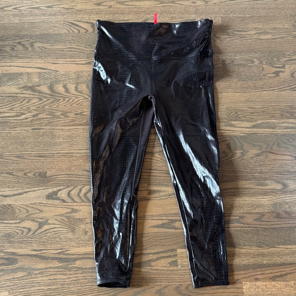 Spanx Brown Snakeskin Leggings 3x